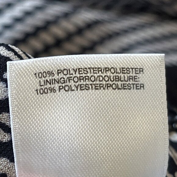 ANNE KLEIN Bilbao Stripe Chiffon Midi Skirt Women’s Sz 4 - Picture 11 of 11